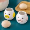 2Pcs Egg Separator Egg Yolk White Separator;  Ceramic Creative Cute Cartoon Style Egg Filter Splitter Opeaner Automatic Separation Kitchen Cooking Too