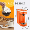 CHULUX Coffee Maker Single-Serve Coffee Machine for Capsule,Orange