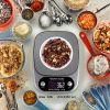 Supermarket Kitchen Scales Stainless Steel Weighing For Food Diet 22lb(1oz) Balance Measuring LCD Precision Electronic Vegetable Mark