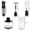 Classic Cuisine Immersion Blender 4 In 1 6 Speed Hand Mixer