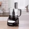 Easy Assembly 8-Cup Food Processor Black