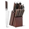 Daily Necessities Kitchen Knife Set Stainless Steel Knife Block Set