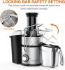 KOIOS Centrifugal Juicer Machines;  Juice Extractor with Extra Large 3inch Feed Chute Filter;  High Juice Yield for Fruits and Vegetables;  Easy to Cl