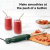 Chefman Immersion Stick Hand Blender with Stainless Steel Blades Ice Crushing Power Dark Green