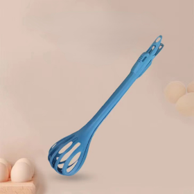 1pc; Multifunctional 3-in-1 Egg Whisk Food Holder Noodle Holder Baking Tool Egg Stirrer Manual Whisk 1 Pack 11.02''Ãƒâ€”2.76'' (Option: ColorBlue)