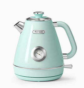 57.5 oz Mint green electric kettle SUS304 food grade 1200W instrument type dial thermometer fast boiling cordless without BPA automatic closed (Option: UXSH001G10AUXSH001G10A)